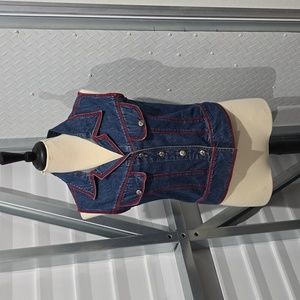 Gordon & James‎ Denim Vest Size Small